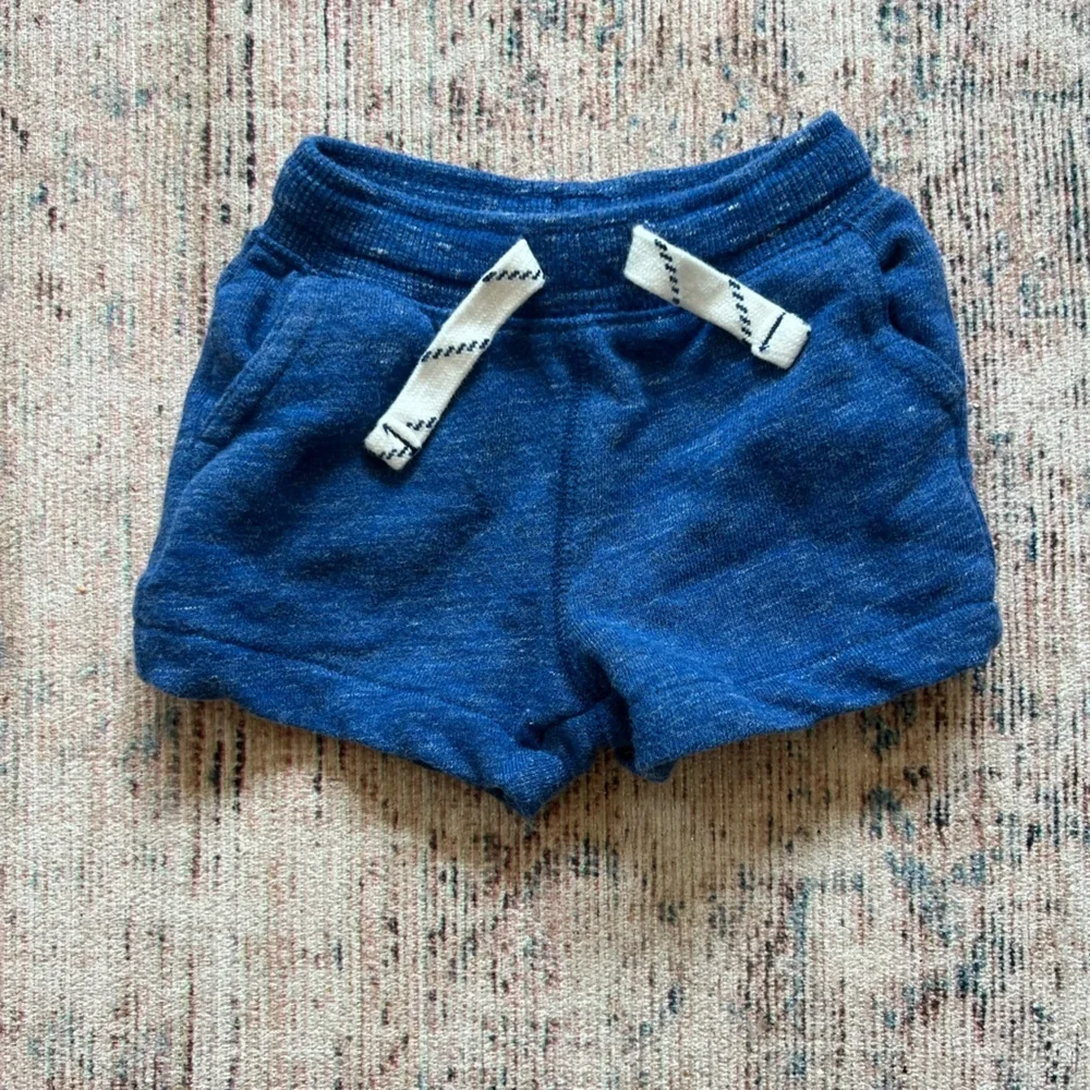 Carter's Navy Blue Kids Shorts with White Drawstrings